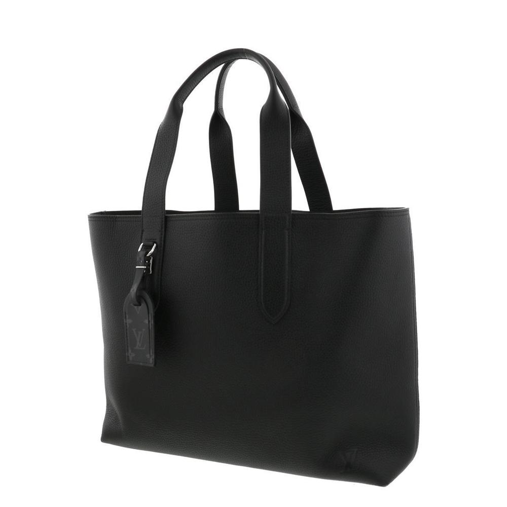 Louis Vuitton Voyage Black Bag Tote Taurillon NV Cabat